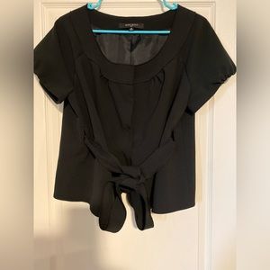 Nine West Short Sleeve Black Blazer Size 12